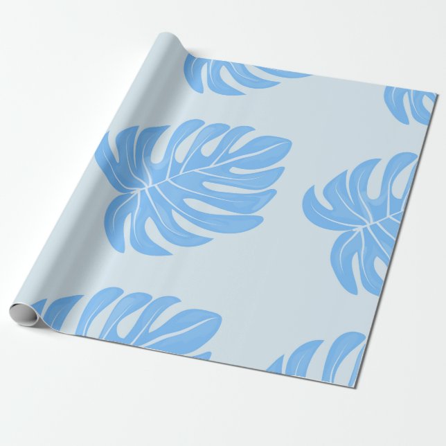 Papel De Presente Padrão étnico tropical uniforme com licença exótic (Desenrolado)