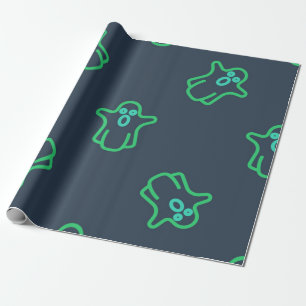 Papel De Presente padrão fantasma