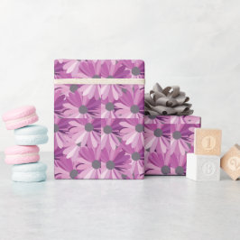 Papel De Presente Padrão Floral Africano Daisy