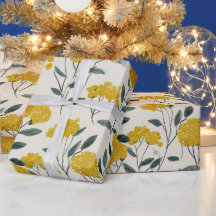 Padrão Floral Amarelo Moderno e Elegante para Casa
