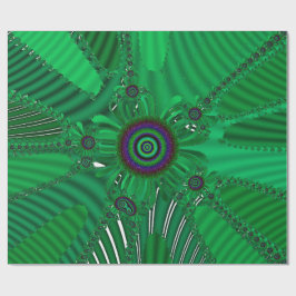 Papel De Presente Padrão Floral Bonito