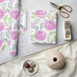 Papel De Presente Padrão floral de Aquarela Moderno<br><div class="desc">Adicione um toque especial aos seus presentes com este plástico floral de presente de design. Este bonito papel de embrulho de vassoura apresenta elegantes florais de aquarela em um fundo branco pristine inspirado pelas cores vibrantes do primavera e verão. O padrão repetitivo é perfeito para casamentos, chás de panela, aniversários...</div>