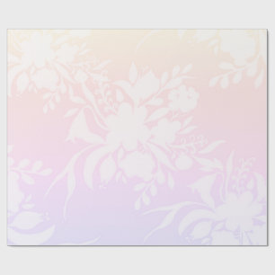 Papel De Presente Padrão floral elegante em cor pastel Sle laptop