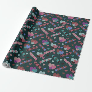 Papel De Presente Padrão Floral legal