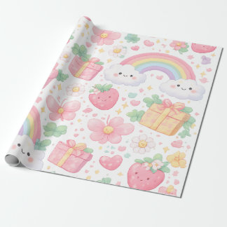 Papel De Presente Padrão fofo