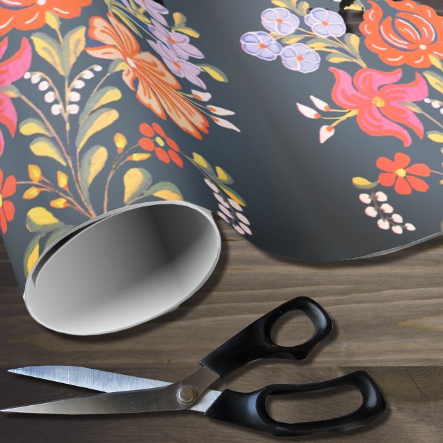 Papel De Presente Padrão foliar da Hungria do Sul (Criador carregado)