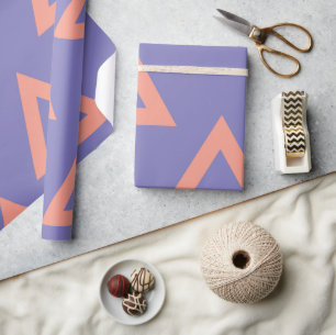 Papel De Presente Padrão Geométrico 16