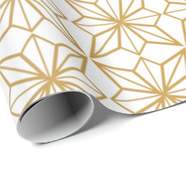 Papel De Presente Padrão geométrico contínuo com intrincado 