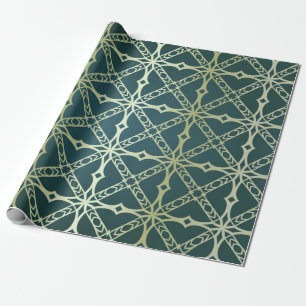 Papel De Presente Padrão geométrico contínuo vintage art-déco. Vinta