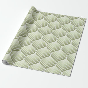 Papel De Presente Padrão geométrico de colheita floral sem costura.