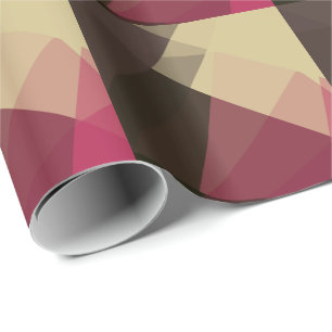 Papel De Presente Padrão Geométrico de Cores Modernas #2