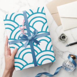 Papel De Presente Padrão Geométrico Japonês Moderno