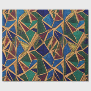Papel De Presente Padrão geométrico moderno