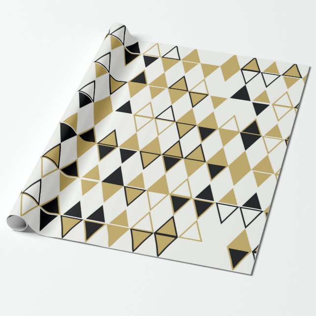 Papel De Presente Padrão geométrico sem costura abstrato de sha colo (Desenrolado)