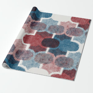 Papel De Presente Padrão geométrico sem costura de abstrato, em fo