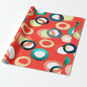 Papel De Presente Padrão impermeável aquarell de coloração aquos