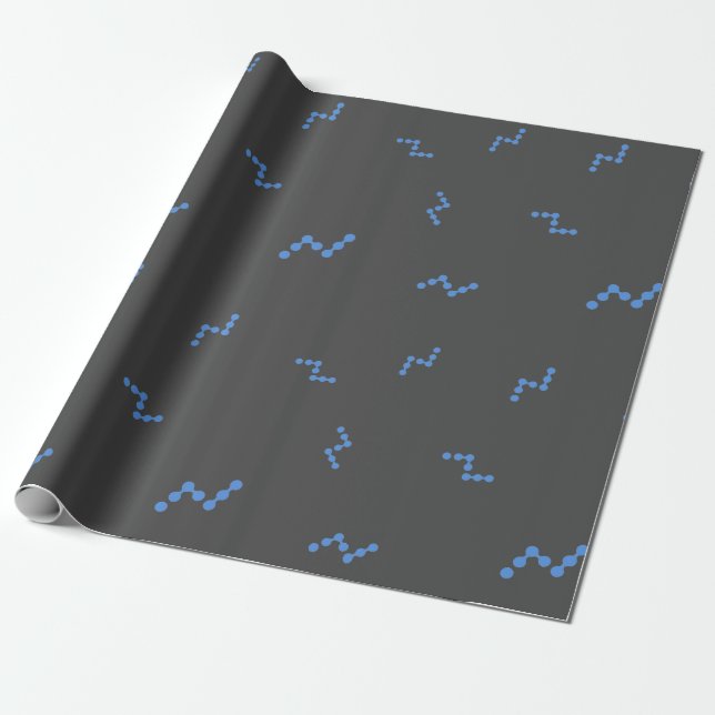 Papel De Presente Padrão legal de Sinal de Moedas Nano Cryptocurrenc (Desenrolado)