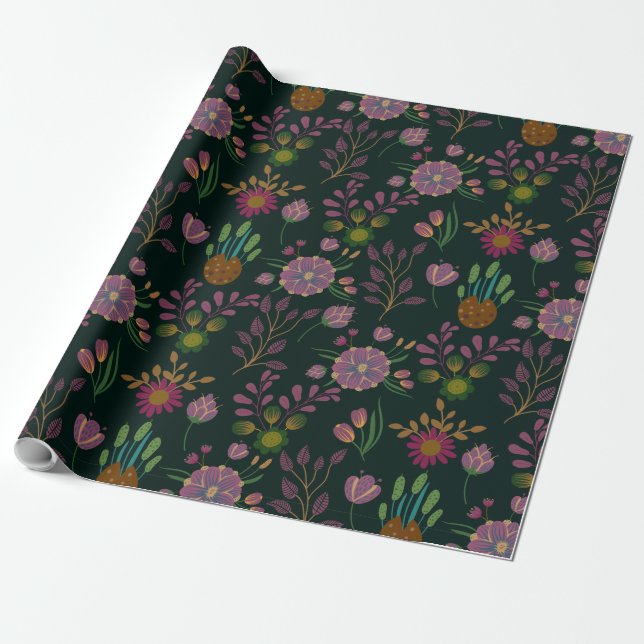 Papel De Presente Padrão legal de Verão (Desenrolado)