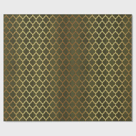 Papel De Presente Padrão marroquino clássico em papel de enrolamento