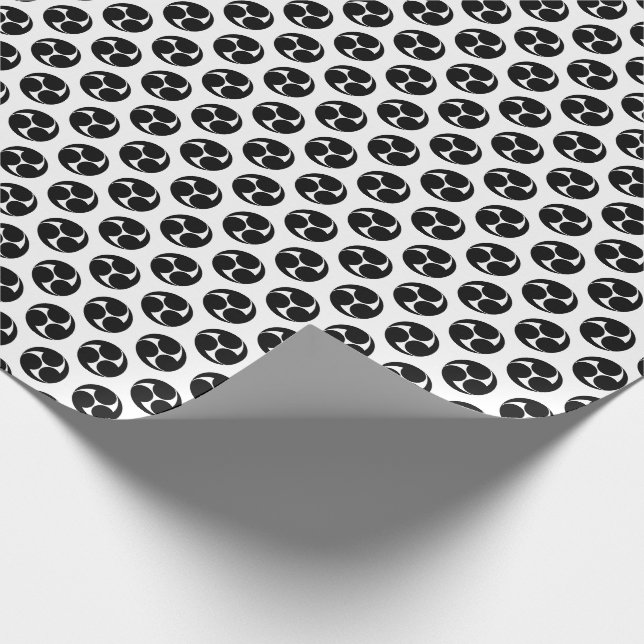 Papel De Presente Padrão mitsudomo tradicional japonês (Ponta)