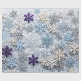Papel De Presente Padrão Moderno de Inverno 2022