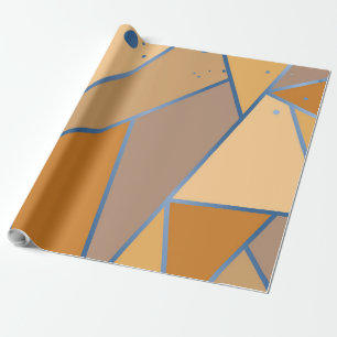 Papel De Presente Padrão Mosaico 14