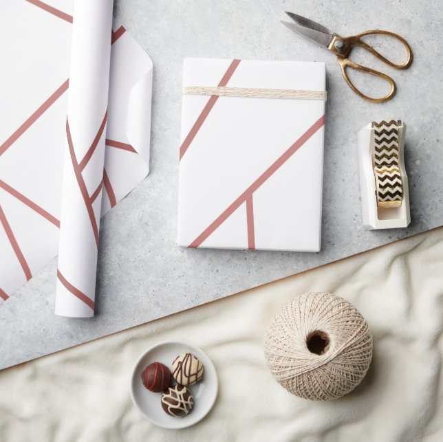 Papel De Presente Padrão Mosaico 2 (Artesanato)