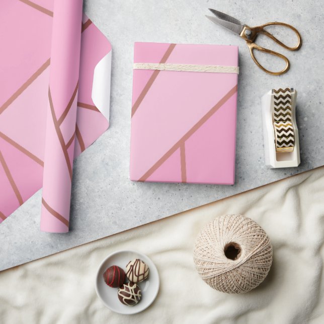 Papel De Presente Padrão Mosaico 8 (Artesanato)