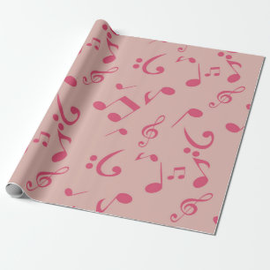 Papel De Presente Padrão musical