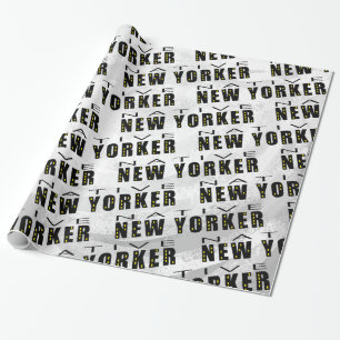 Papel De Presente Padrão Nativo de Nova York