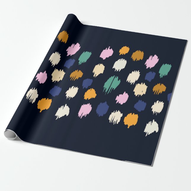 Papel De Presente padrão perfeito do Bolinhas (Desenrolado)