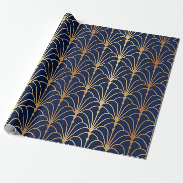 Papel De Presente Padrão perfeito do ventilador. Chinês, japonês. Tr (Desenrolado)