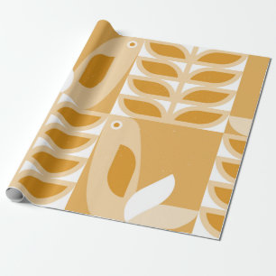 Papel De Presente padrão retrorreflector geométrico abstrato