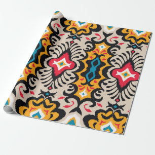 Papel De Presente Padrão sem costura com ornamento paisley