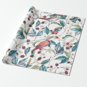 Papel De Presente Padrão sem costura de aquarela desenhada à mão 