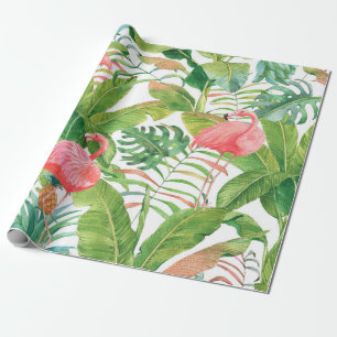 Papel De Presente Padrão sem costura de aquarela desenhada à mão