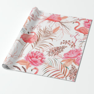 Papel De Presente Padrão sem costura de aquarela desenhada à mão