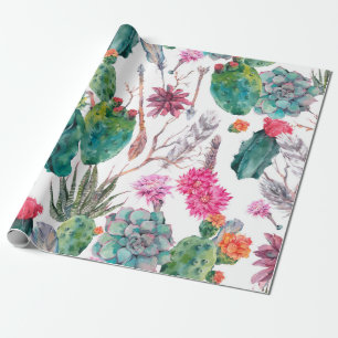 Papel De Presente Padrão sem costura de cor d'água de vintagem nat