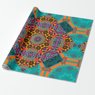 Papel De Presente Padrão sem costura de luxury ornamen arabesque