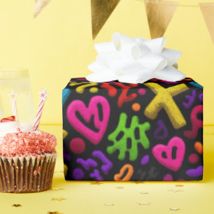 Papel De Presente Padrão sem costura de Pop de Abstrato de vibração
