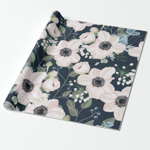 Papel De Presente Padrão sem costura estilo de aquarela floral desi