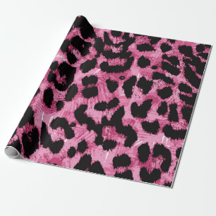Papel De Presente Padrão sem costura leopardo