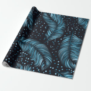 Papel De Presente Padrão sem costura, textura infinita. pena escura