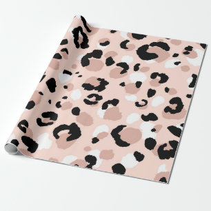 Papel De Presente padrão sem descontinuidades do leopardo abstrato
