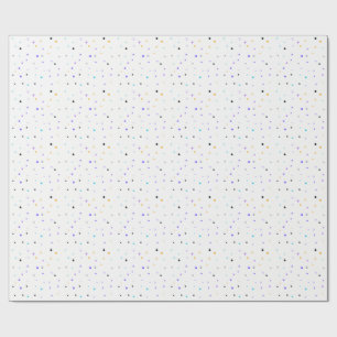 Papel De Presente Padrão Sem Emenda de Confetes de Memphis