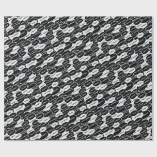 Papel De Presente Padrão Sem Fios de Explosão Nani