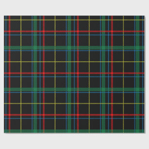 Papel De Presente Padrão tartan