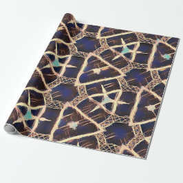Papel De Presente padrão tradicional