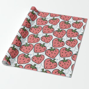 Papel De Presente padrão uniforme de fruta Padrão da superfície