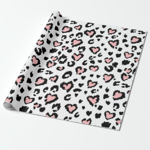 Papel De Presente Padrão uniforme de leopardo ou jaguar, texturizado